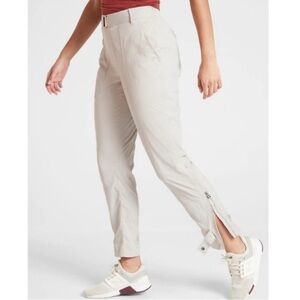 ATHLETA Trekkie Belted Pant in Birch Grey - 6